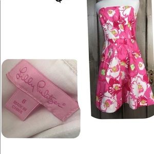 Lilly Pulitzer Size 6 Floral dress Pink